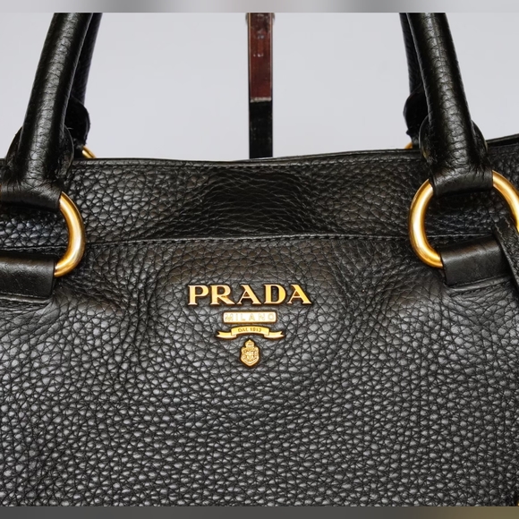 D21❤️Prada Convertible Open Tote Vitello Daino - Picture 3 of 13